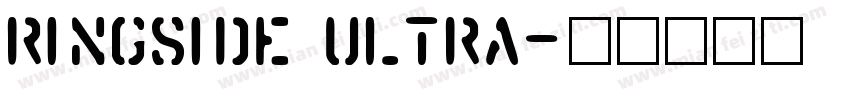 ringside ultra字体转换